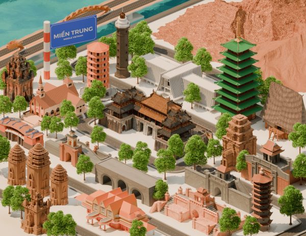 3D 63 Provinces,Cities Isometric - Vietnam by Thành Nguyễn - Hình ảnh 3