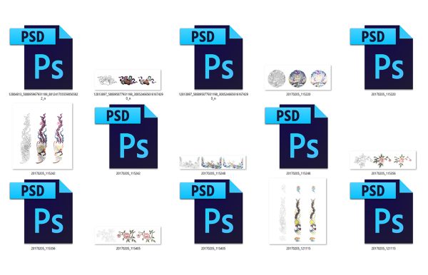 Bộ File PSD hoạ tiết Nhật Bình – Hoa Văn Đại Việt - Hình ảnh 3